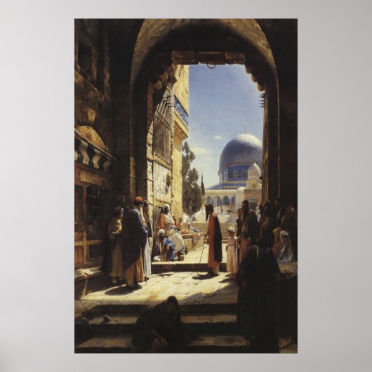 Poster Artistes juifs - Art - Gustav Bauernfeind - Temple (Devant)