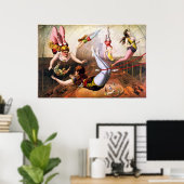 Poster Artistes Trapeze (Bureau à domicile)