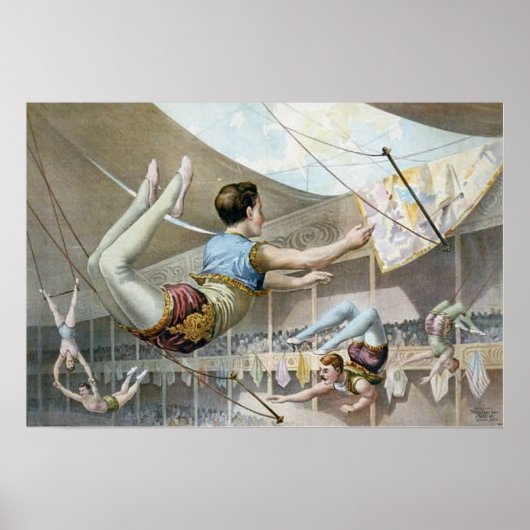 Poster Artistes Trapeze (Devant)