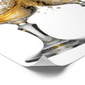 Poster Artistic Silver WHISKY SPLASH (Coin)