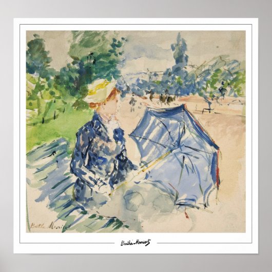 Poster artistique Berthe Morisot Zedign #120 (Devant)