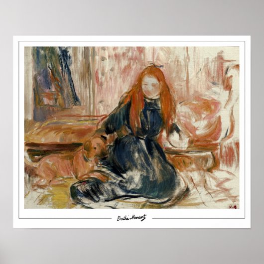 Poster artistique Berthe Morisot Zedign #340 (Devant)