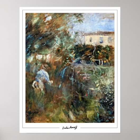 Poster artistique Berthe Morisot Zedign #383 (Devant)