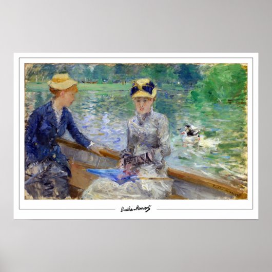 Poster artistique Berthe Morisot Zedign #388 (Devant)