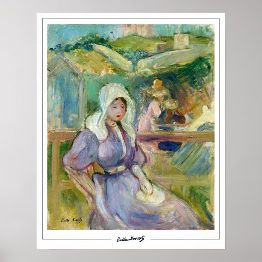 Poster artistique Berthe Morisot Zedign #395 (Devant)