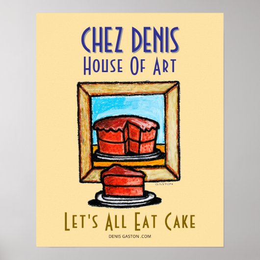 Poster artistique Denis Gaston (Devant)