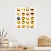 poster artistique emojis (Cuisine)