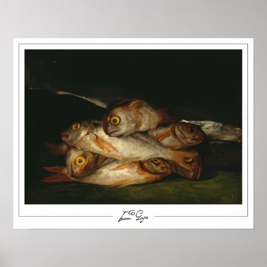 Poster artistique Francisco Goya Zedign #306 (Devant)