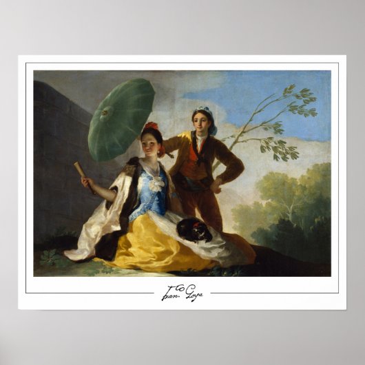 Poster artistique Francisco Goya Zedign #403 (Devant)