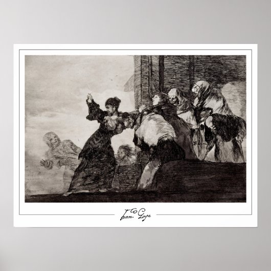 Poster artistique Francisco Goya Zedign #504 (Devant)