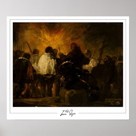 Poster artistique Francisco Goya Zedign #506 (Devant)