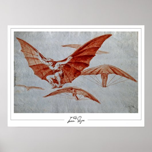 Poster artistique Francisco Goya Zedign #512 (Devant)