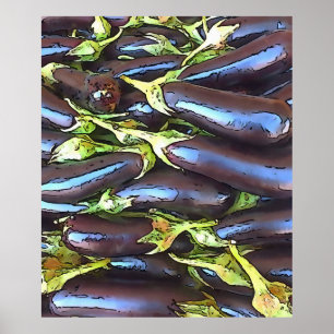 Poster Artistique plantes Black Outline Art