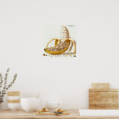 Poster artistique - Projet Banane : architecture e (Cuisine)