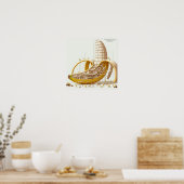 Poster artistique - Projet Banane : architecture e (Cuisine)