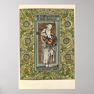 Poster Arts And Crafts Vintage 1901 Roycroft