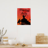 Poster Arts Martiaux (Cuisine)