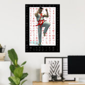 Poster Arts martiaux (Bureau à domicile)