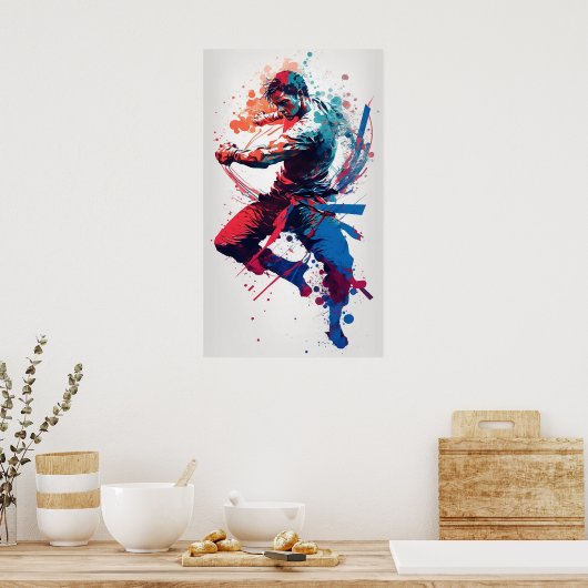 Poster Arts martiaux (Cuisine)