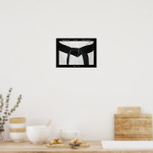 Poster Arts martiaux Ceinture noire Motivation (Cuisine)