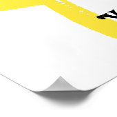 Poster Arts martiaux Fier d'être une ceinture jaune (Coin)