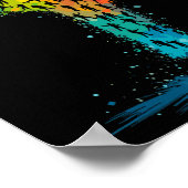 Poster Arts martiaux Karate Fighter (Coin)