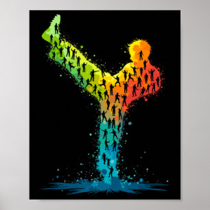 Poster Arts martiaux Karate Fighter