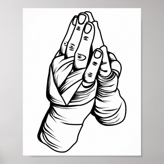 Poster Arts martiaux Muay Thai Comt Boxe Sport (Devant)