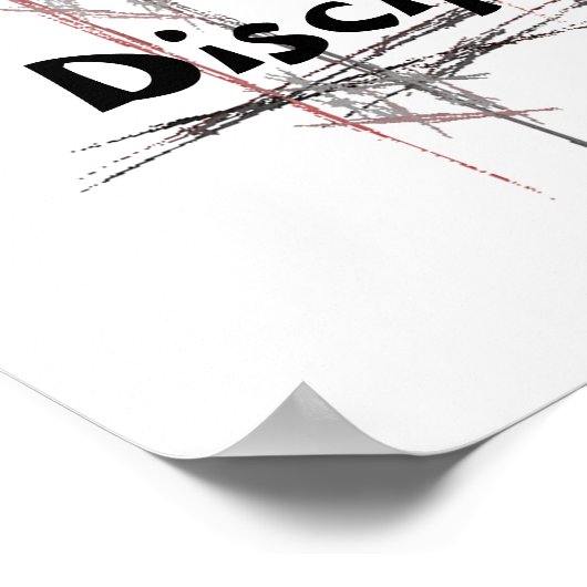 Poster Arts Martiaux Taekwondo Tenets Autodiscipline (Coin)