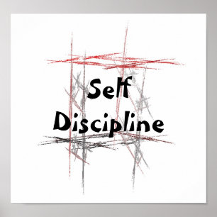 Poster Arts Martiaux Taekwondo Tenets Autodiscipline