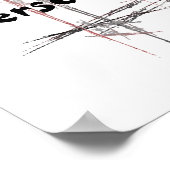 Poster Arts martiaux Taekwondo Tenets Persévérance (Coin)