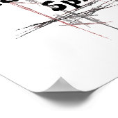 Poster Arts Martiaux Tenets Indomptable Esprit (Coin)