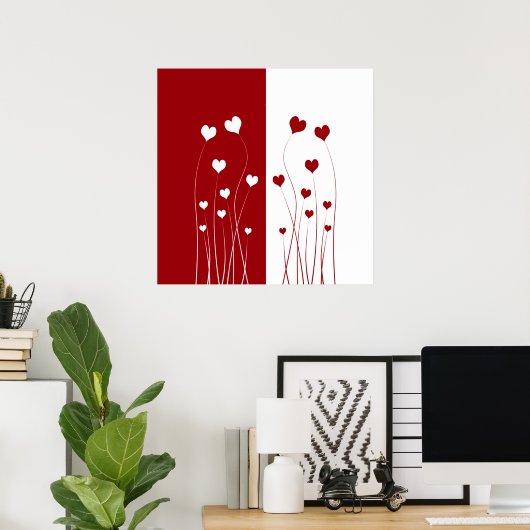 Poster Arts romains blancs (Bureau à domicile)