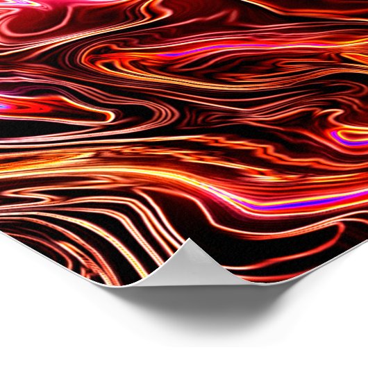 Poster Artsy Swirls Design (Coin)