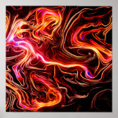 Poster Artsy Swirls Design (Devant)