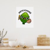 Poster Artsychoke Funny Veggie Artichoke (Cuisine)
