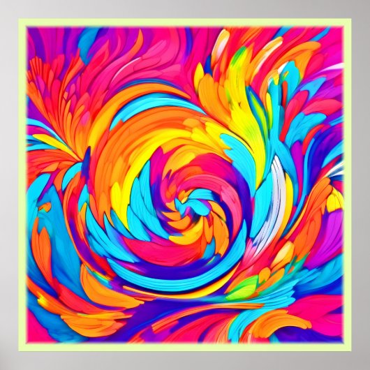 Poster Artwork Abstrait (Devant)