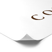 Poster Artwork de confiance motivationnelle de l'aigle ch (Coin)