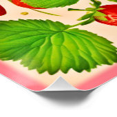 Poster Artwork de fraises dadaïstes (Coin)