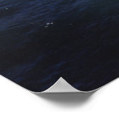 Poster Aruba Océan Se Brisant Sur Les Roches (Coin)