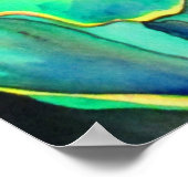 Poster Arum Lily aquarelle peinture originale (Coin)