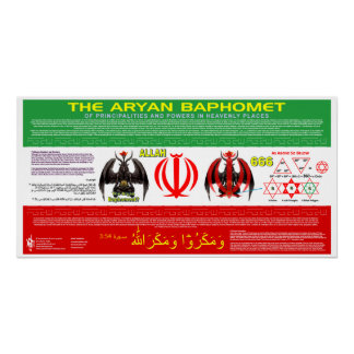 Poster Aryan Baphomet