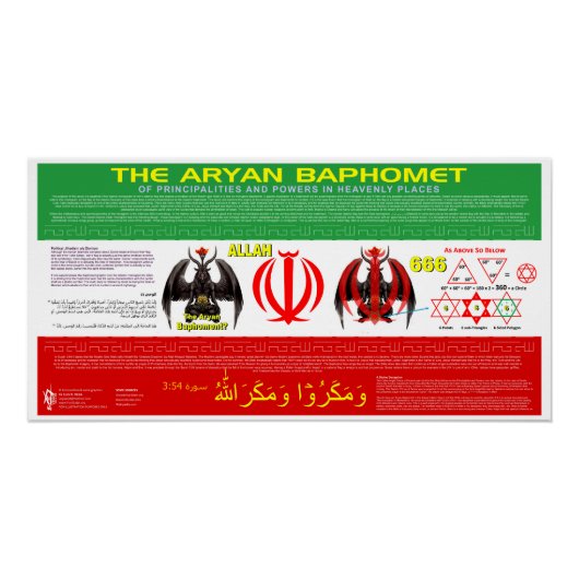 Poster Aryan Baphomet (Devant)