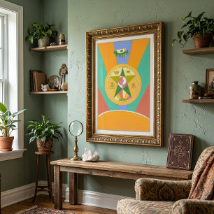 Poster As de Pentacles
