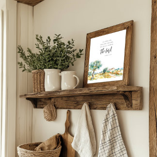 Poster As For Me and My House Mediterranean Landscape