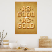 Poster As Good As Gold (24x36) (Cuisine)