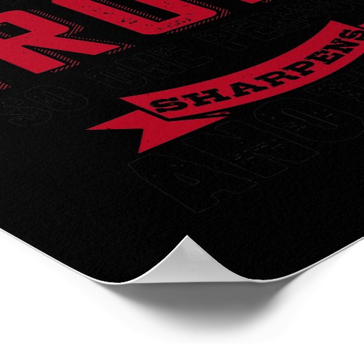 Poster As Iron Sharpens Iron, So One Person Sharpens (Coin)