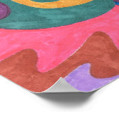 Poster "As One" Art Abstrait 24x18 (Coin)