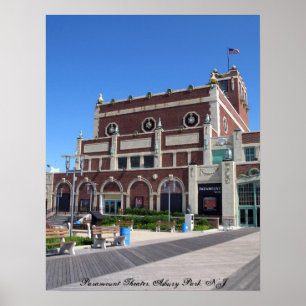 Poster Asbury Park Boardwalk Paramount Theatre