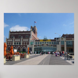 Poster Asbury Park NJ Boardwalk - Paramount Theatre